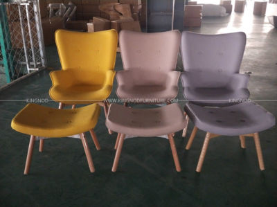OEM Leisure Modern Velvet Patchwork Fabric Sofa Chair