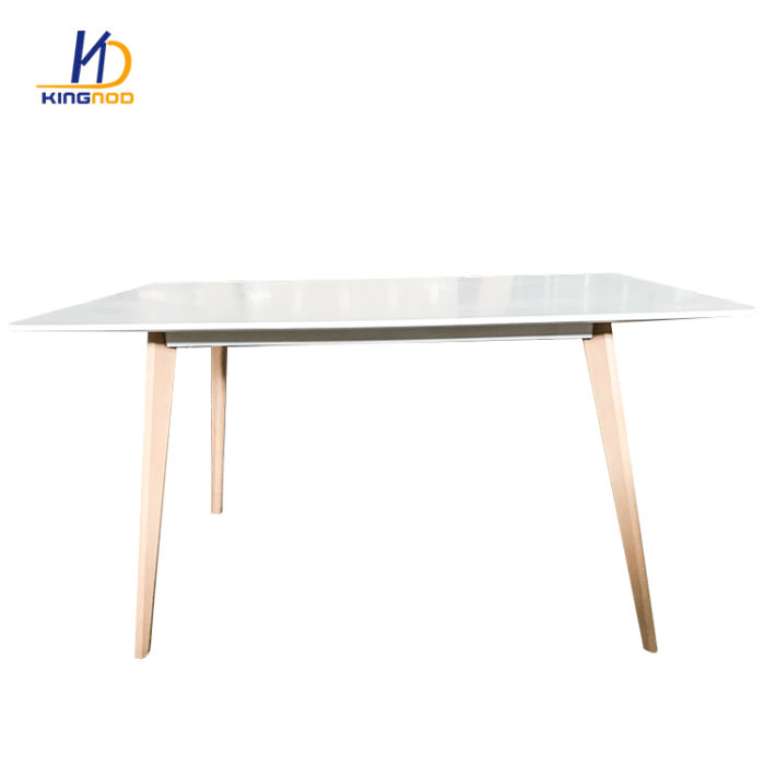 Office Living Room Fastfood Restaurant Cheap Simple Mdf Rectangle Dining Table