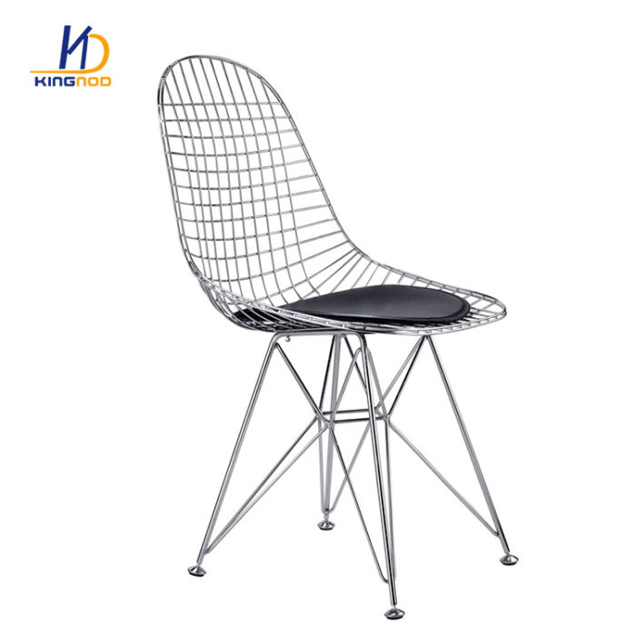Outdoor furniture Powder Coated Metal Replica Wire Chair