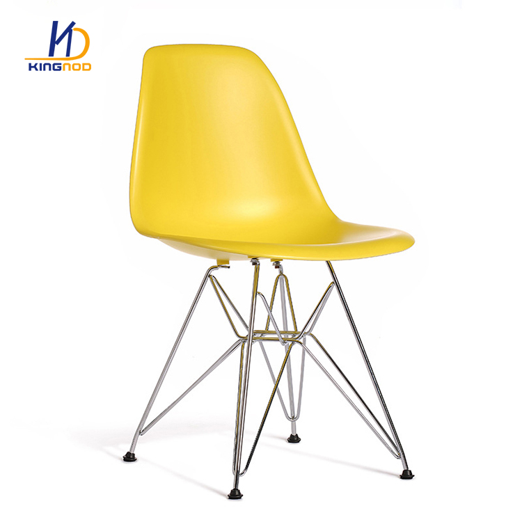 Various Color Modern Dining Plastic Acrylic Chair With Wooden Legs