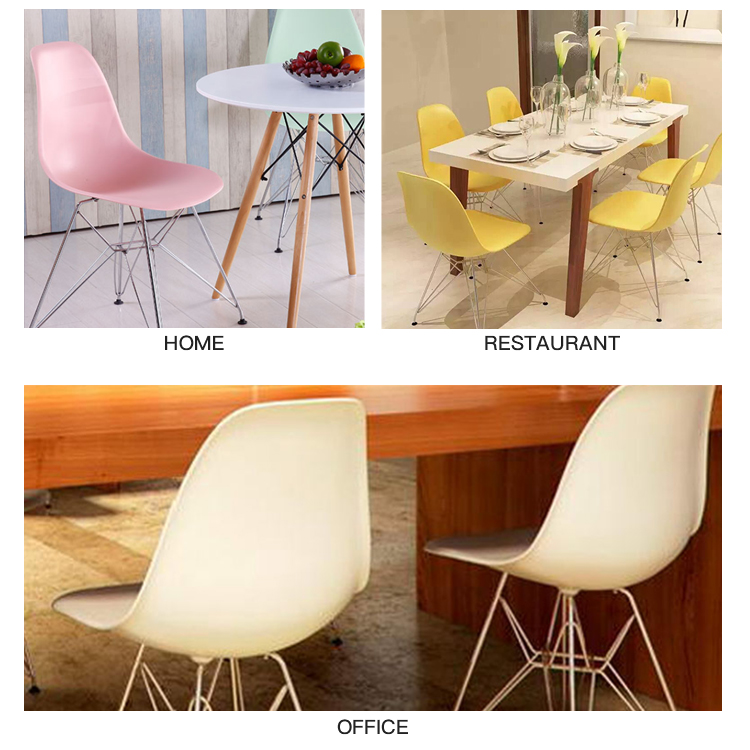 Wholesale Modern Nordic Various Color Dining Plastic Acrylic Chair With Wooden Legs