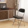 Kingnod Wholesale Comfortable Classic PU Chromed Folding Chairs For Sale FC-009 - Image 3