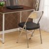 Kingnod Wholesale Comfortable Classic PU Chromed Folding Chairs For Sale FC-009 - Image 2