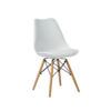 KINGNOD Eames Tulip PP Plastic Dining Chair Beech Wood Leg C-516 - Image 3