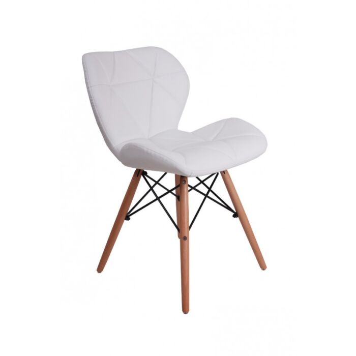 KINGNOD Beech Wood Leg PU Leather Eames Butterfly Chair for Restaurant C-531