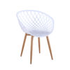 KINGNOD Hollow PP Seat Dining Chair  C-645 - Image 3