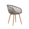KINGNOD Hollow PP Seat Dining Chair  C-645 - Image 2