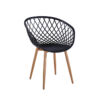 KINGNOD Hollow PP Seat Dining Chair  C-645
