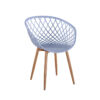 KINGNOD Hollow PP Seat Dining Chair  C-645 - Image 4