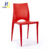  Wholesale Modern Design PP Plastic Stackable Restaurant Dining Chair - Image 3