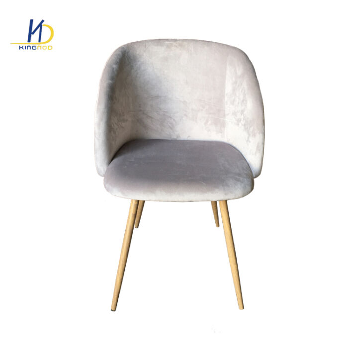 Wholesale Modern Elegant Velvet Upholstery Soft Fabric Dining Room Chair - Image 3