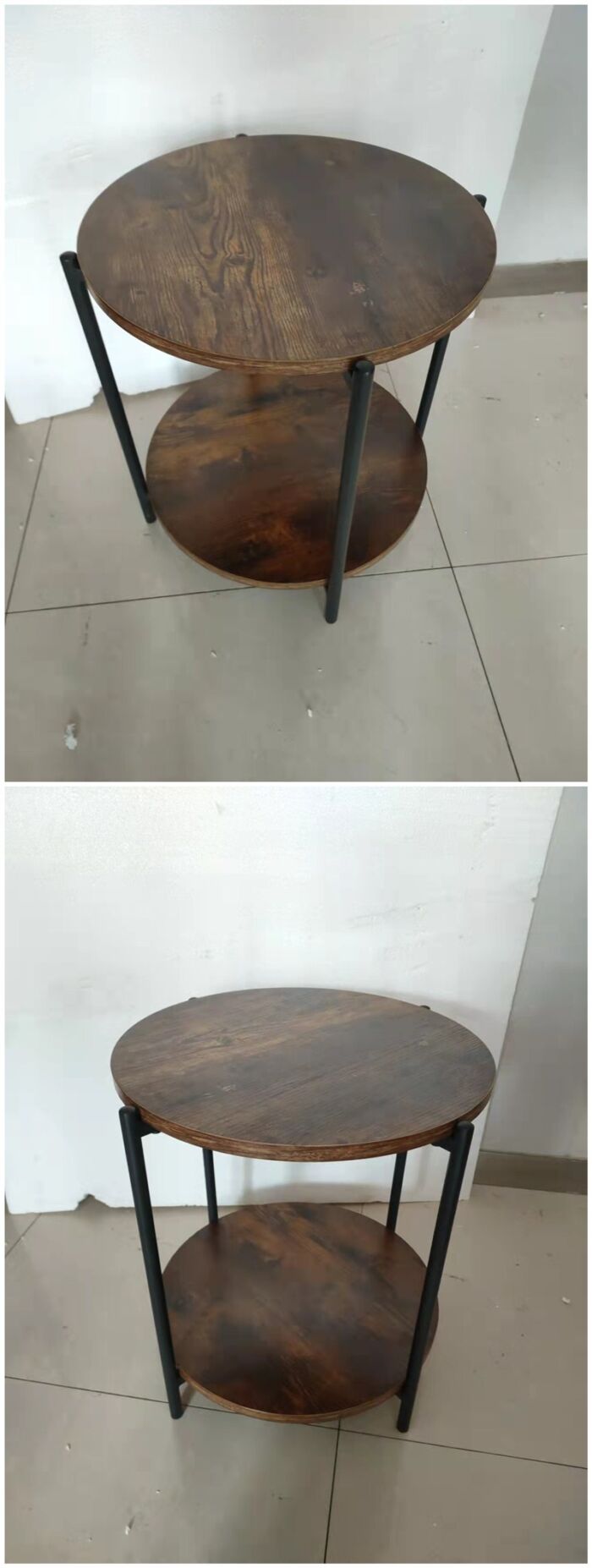 Hot sale cheap price practical shelf with metal frame CT-404 - Image 3