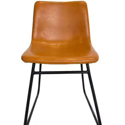 Classic Brown Leather Office Chair Meeting Room High-end Coffee Chair C-815