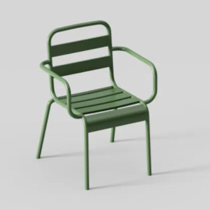 Outdoor Garden Chair Patio Metal Dining Chair C-870