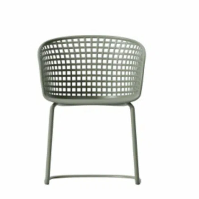 Wholesale Outdoor Plastic Chair with Metal Leg C-836